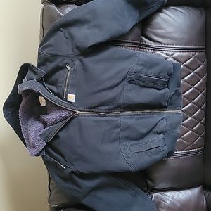 Women's Carhartt Fleece Lined Coat with Hood, Medium